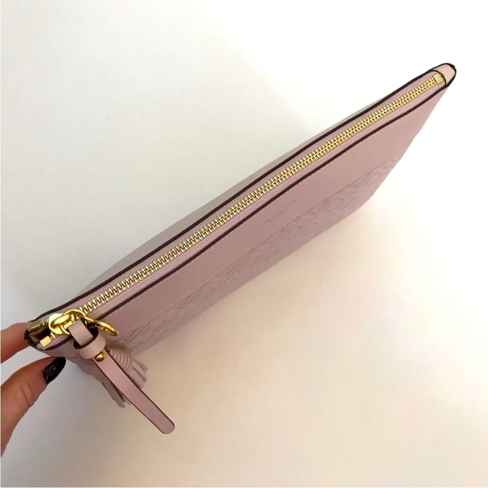 Tory Burch Fleming Medium Pouch in Shell Pink - Picture 5 of 10